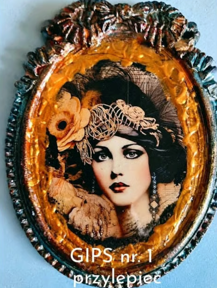 Kolekcja Miniaturowych Portretów — Belle Époque & Art Deco (3 portrety + 6 magnesów)