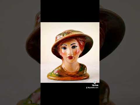 Włoskie popiersie Vintage Dama — sygnowana figurka vintage lata 70/80 po renowacji