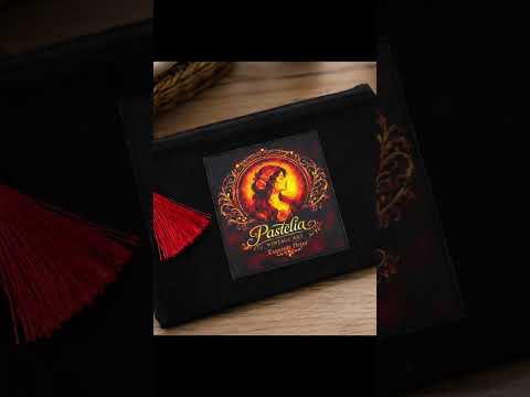 Torba wodoodporna, dwustronna, ręcznie szyta z nowym logo Pastelia Vintage Art - dama secesyjna