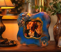 Ceramiczna ramka dekoracyjna Lord Heston — pies, dog lovers, upcykling